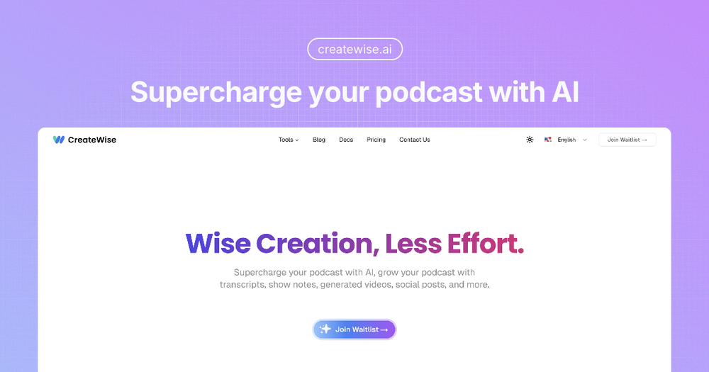 image of CreateWise AI
