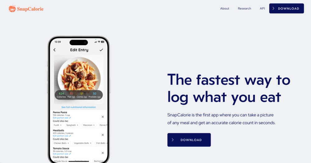 image of SnapCalorie