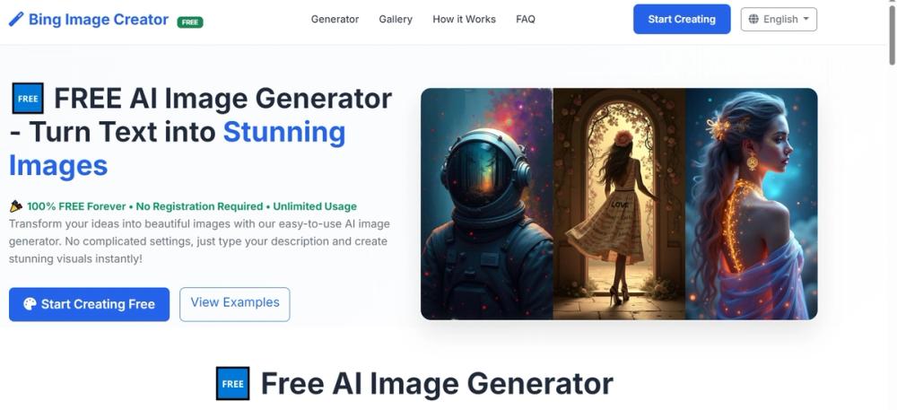 image of Bing Image Creator