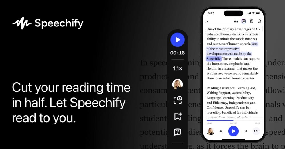 image of Speechify