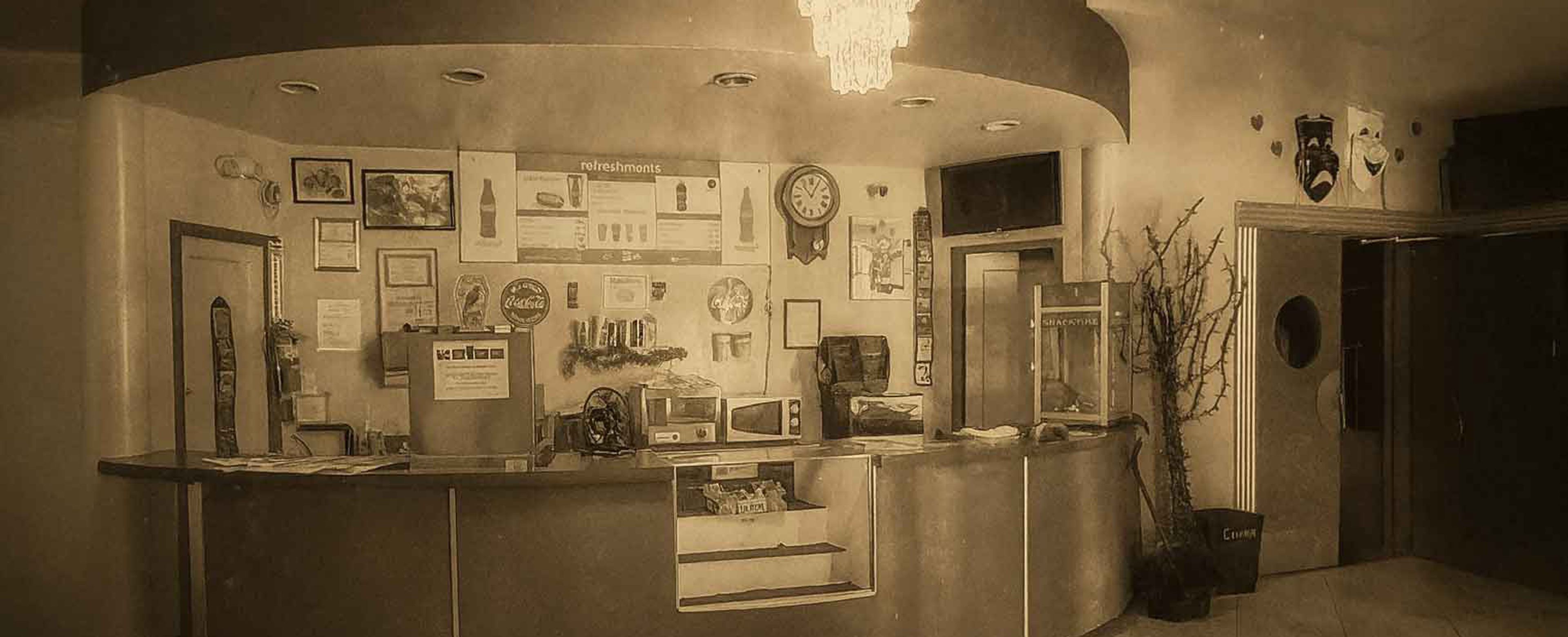 The original Colonial Theater concessions stand