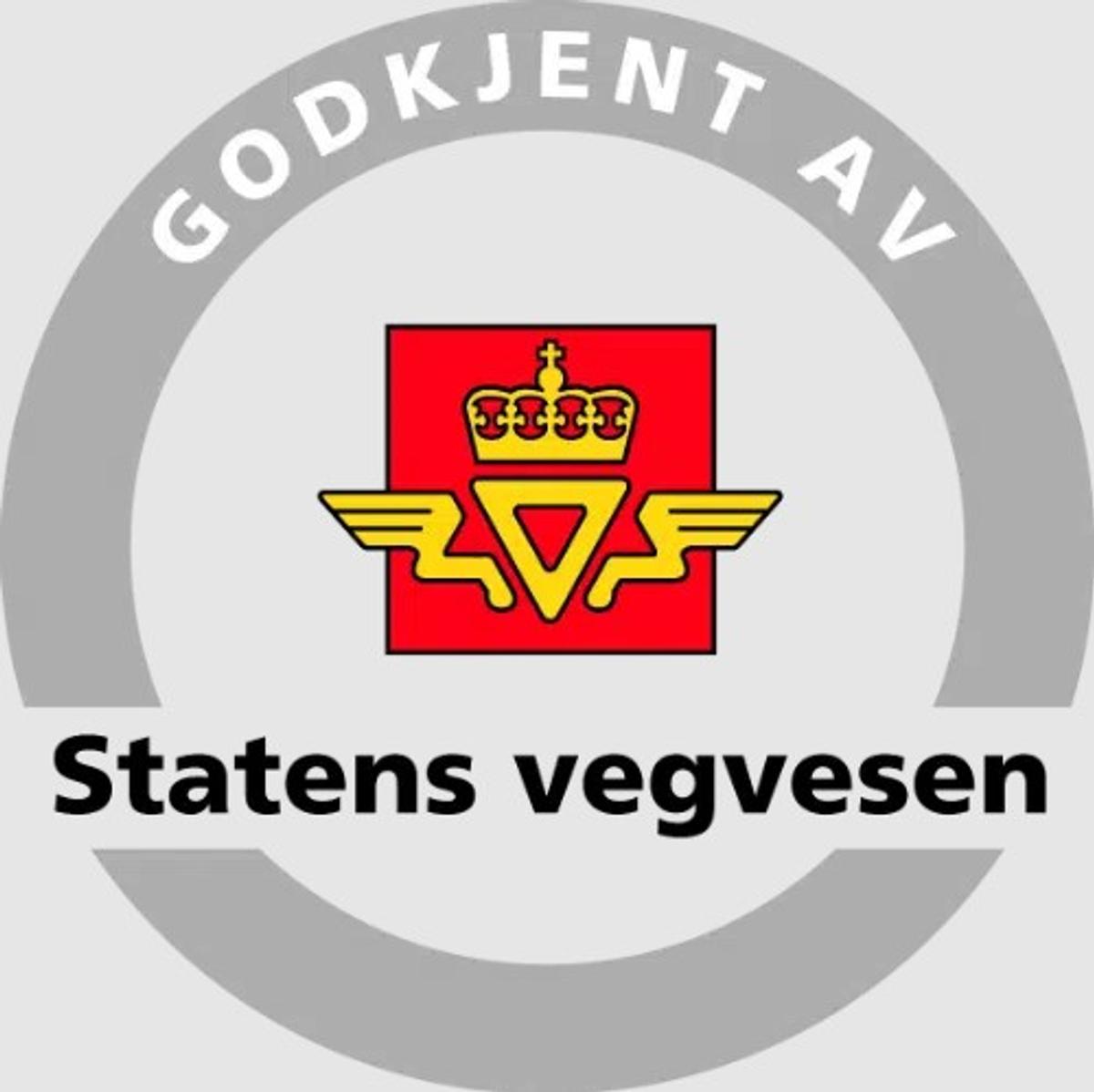 Logo for bedrifter som en godkjent av Statens Vegvesen.