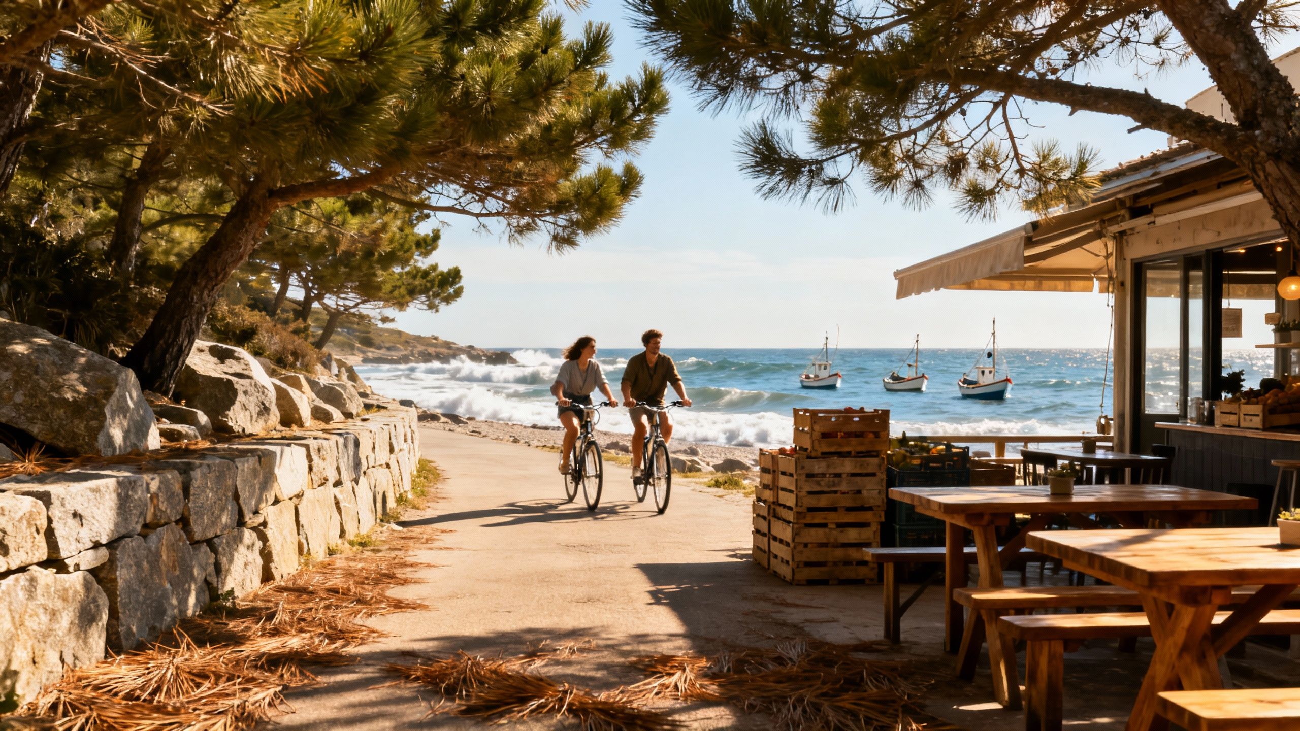 Verdant Coast & Forest Life in France