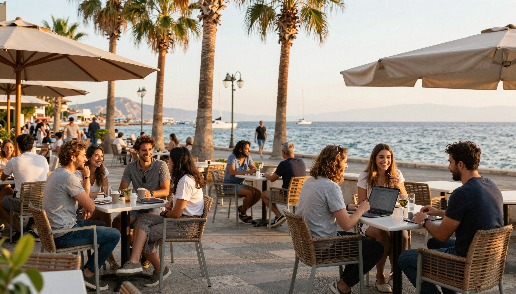 Greece neighbourhoods that actually suit nomad life