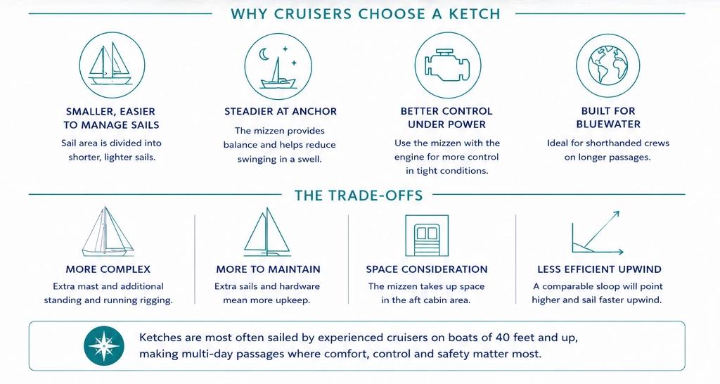 why sailors choose a ketch