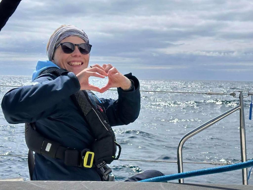 Enthusiastic sailor 