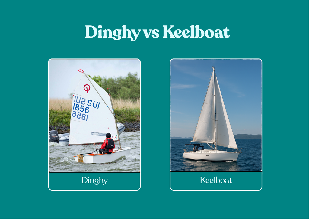 Dinghy vs. keelboat beginner comparison