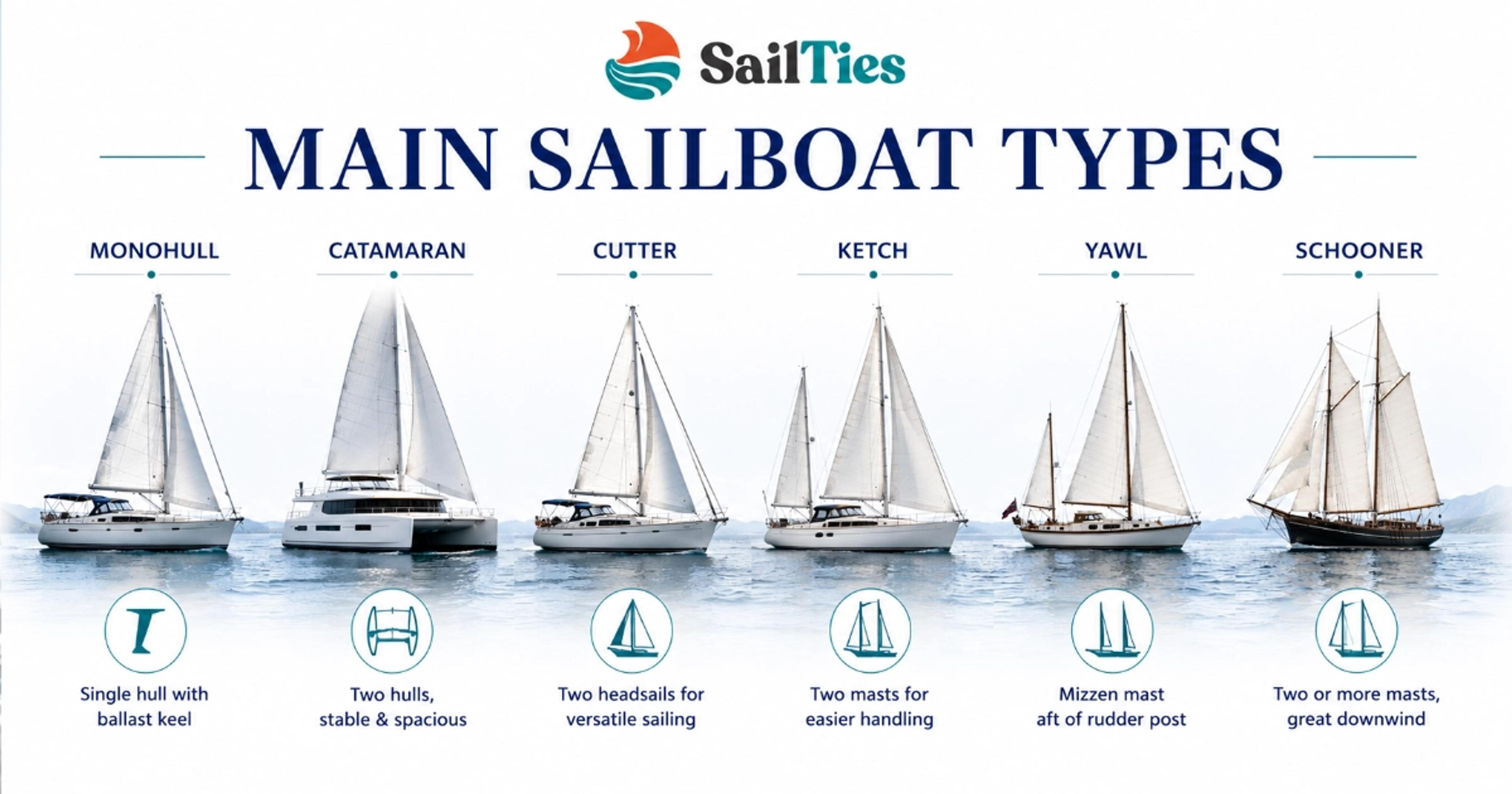 The Main Sailboat Types We See Logged by Real Sailors