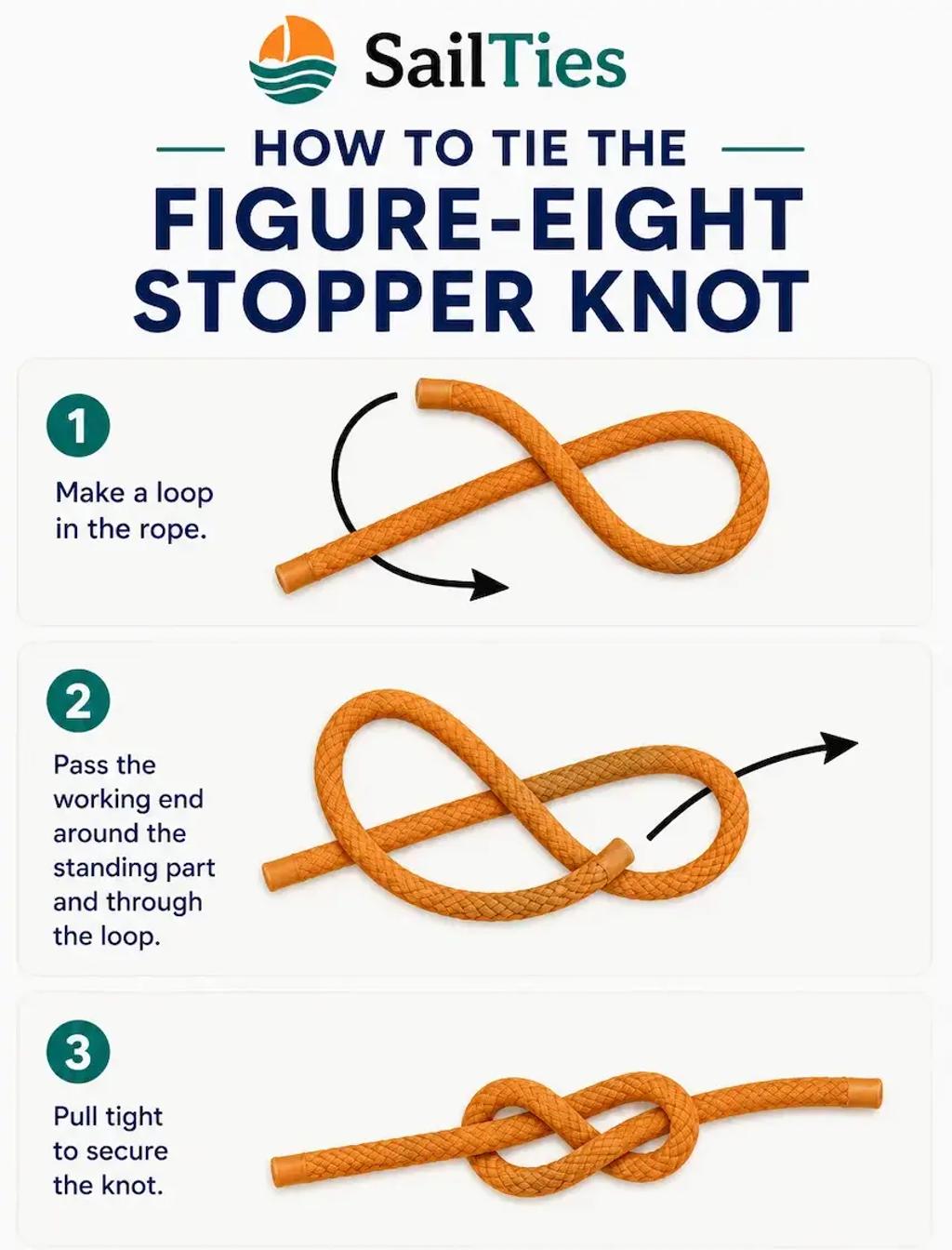 Figure-Eight Stopper Knot