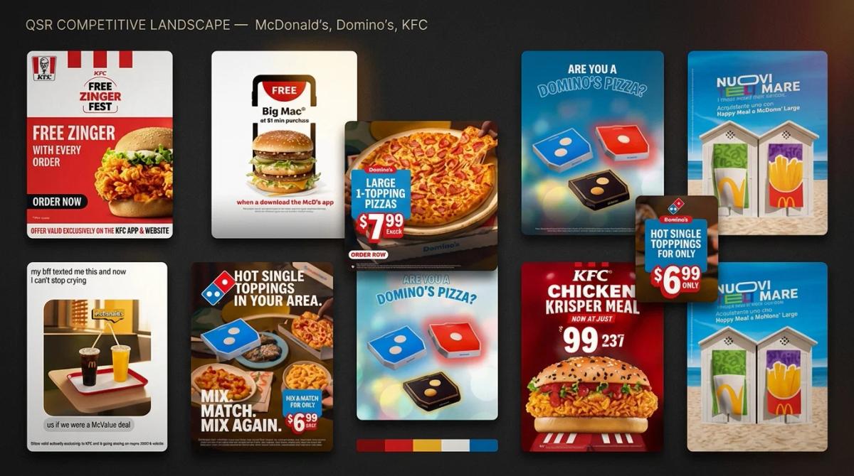 What Big Fast Food Brands Are Running on Meta