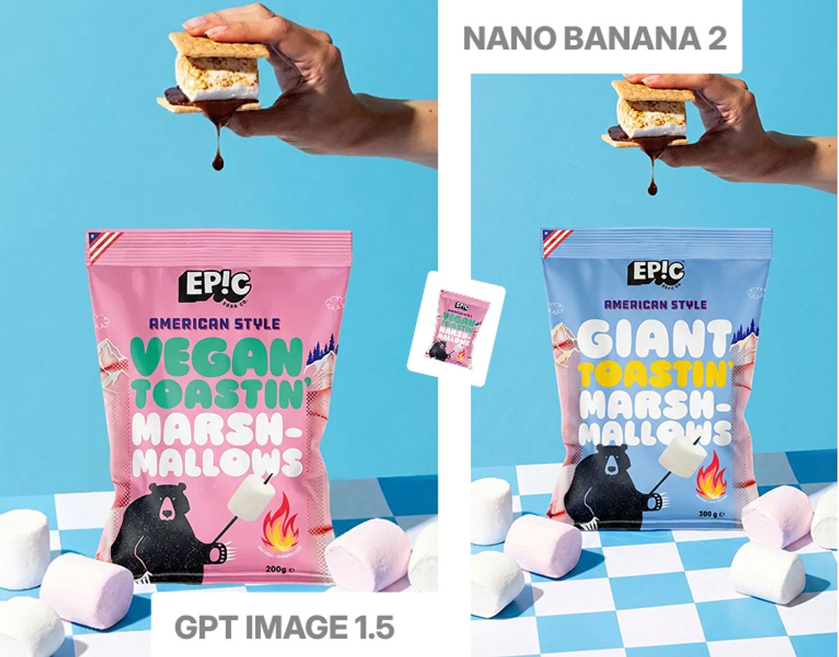 Product Mockup Ad made using two models