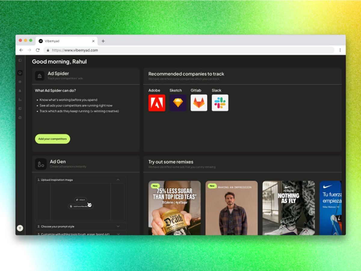 Add your Competitor on Vibemyad 