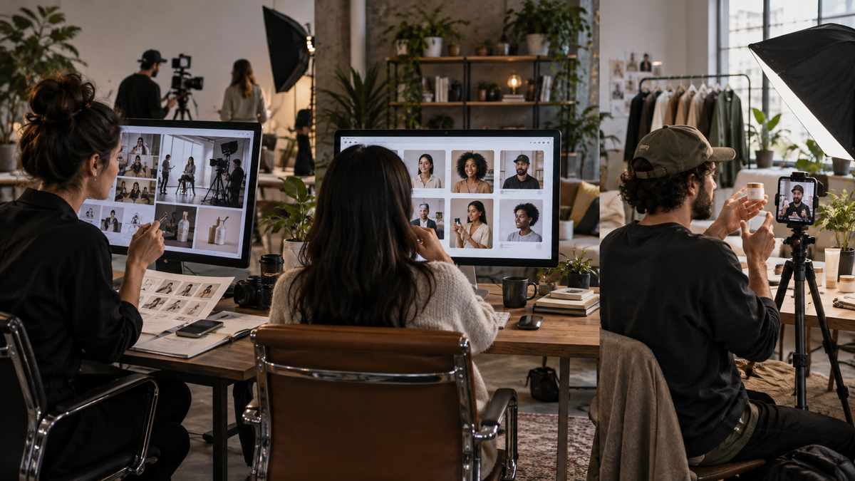 Agency, creator platform and direct creator UGC production workflows