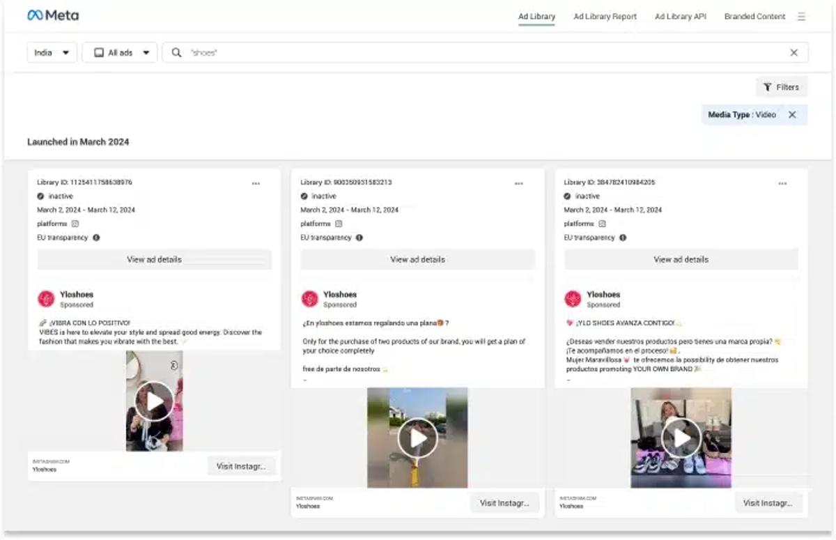 Multiple brand pages appearing in search results