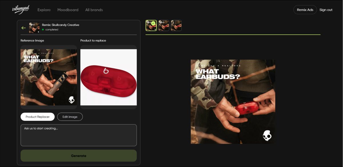 Vibemyad Remix Platform