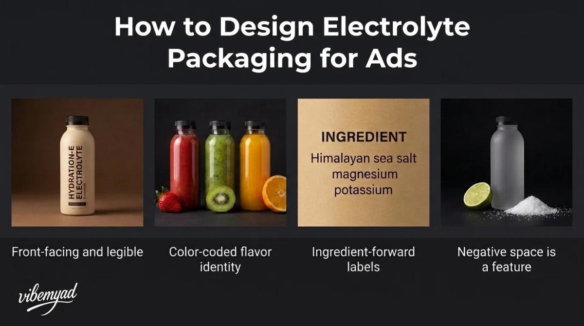 How Should Electrolyte and Hydration Packaging Be Designed for Ads?