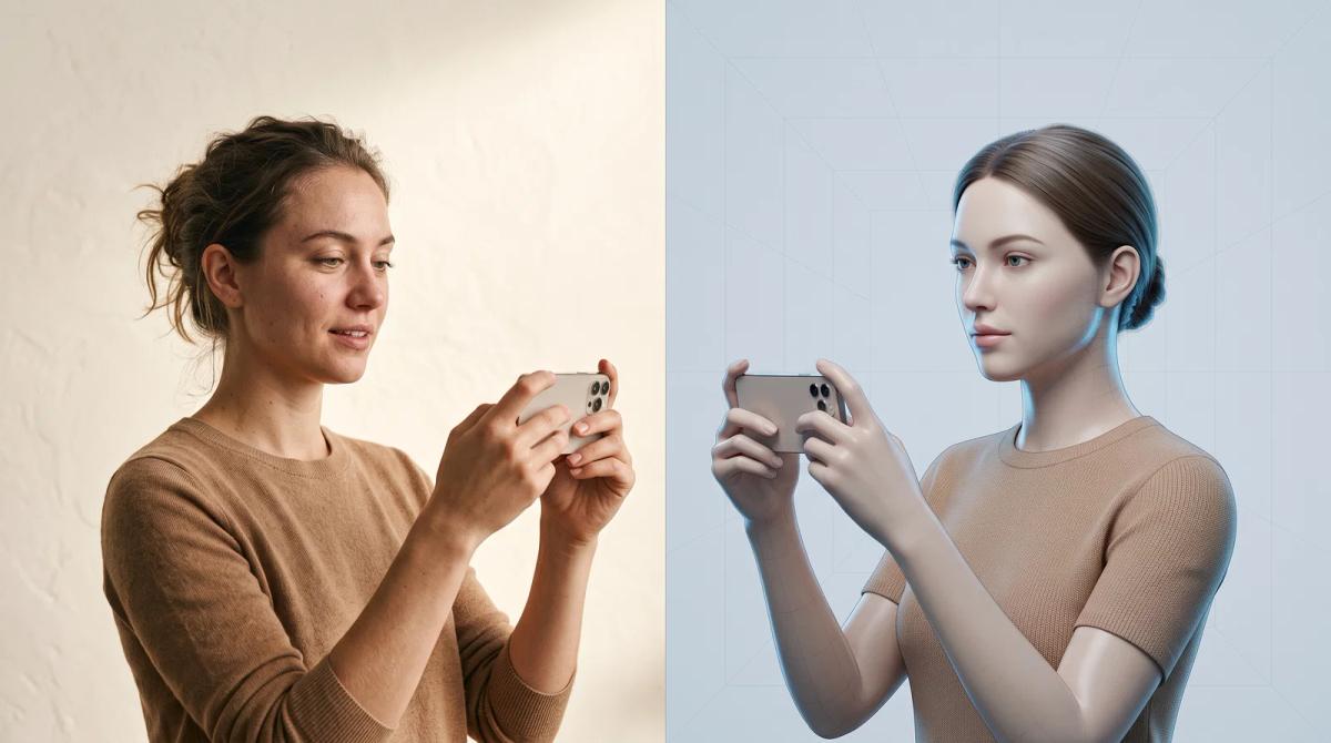 Comparing AI-generated UGC ads with real creator content