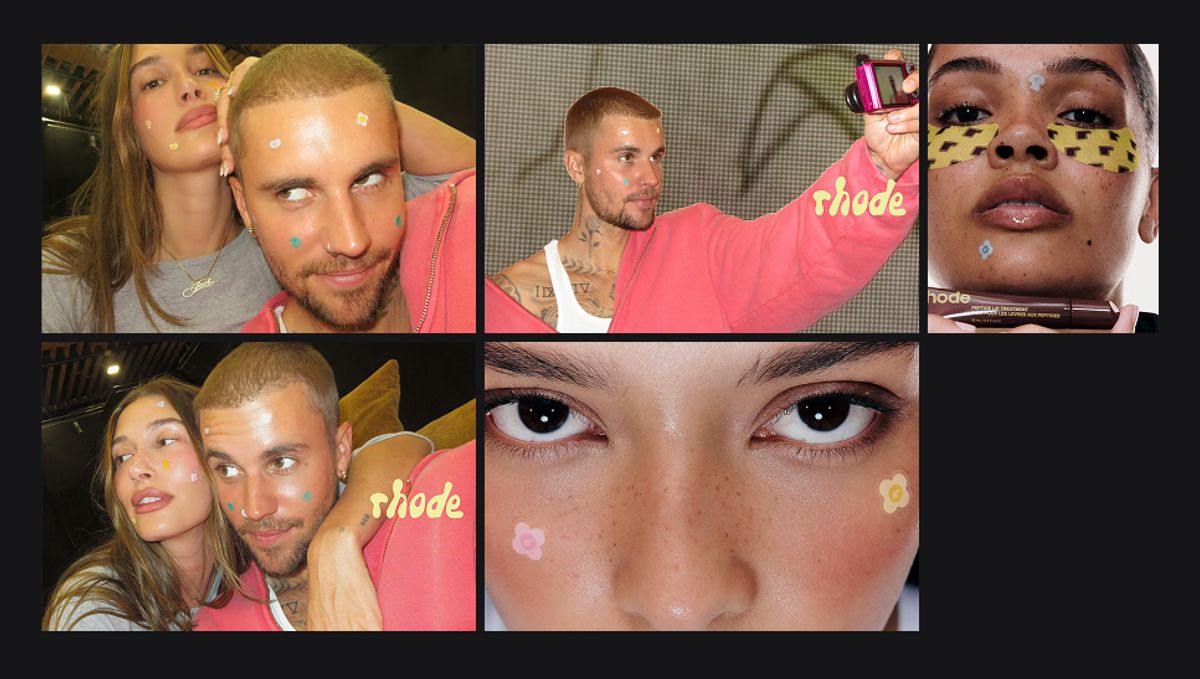 Rhode Skin — Celebrity Candid Static, Hailey and Justin Bieber Spotwear Patches