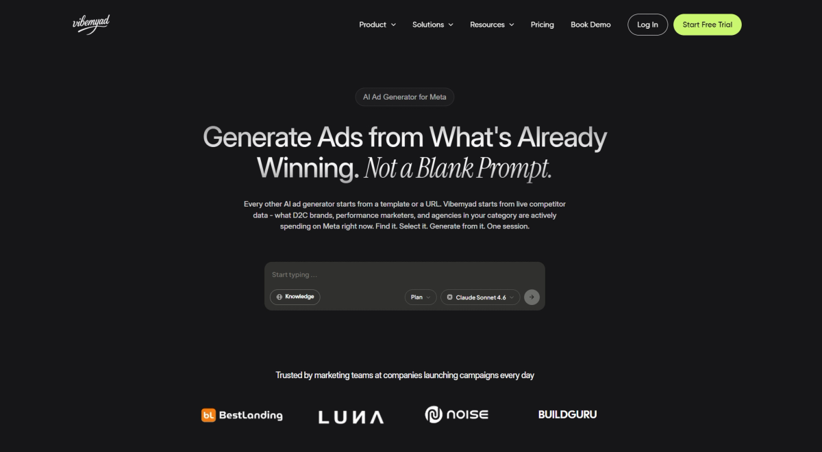 Genrate Restaurants Ads with Vibemyad