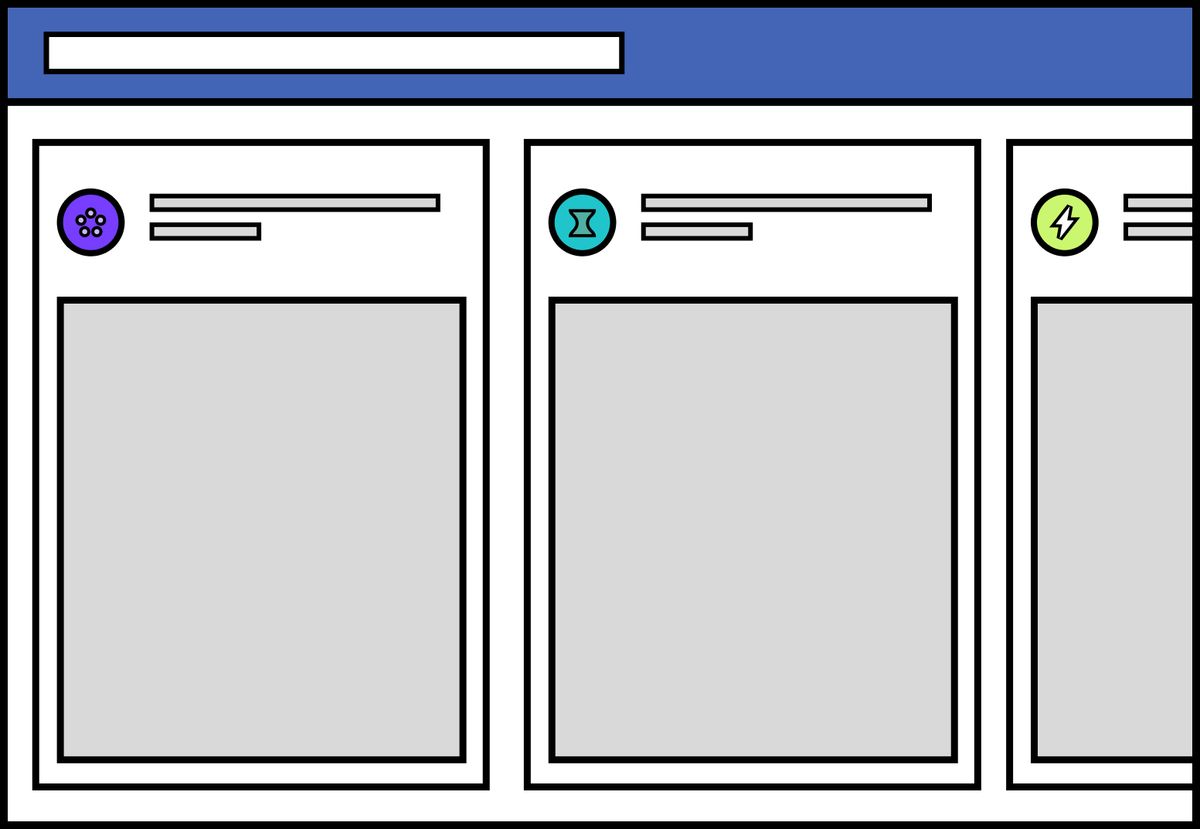 Layout of Meta Ad Library