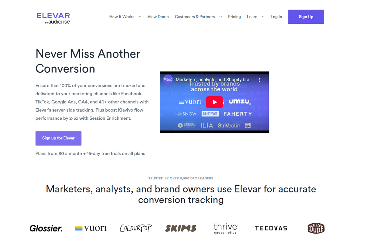Elevar | Ad Tracking