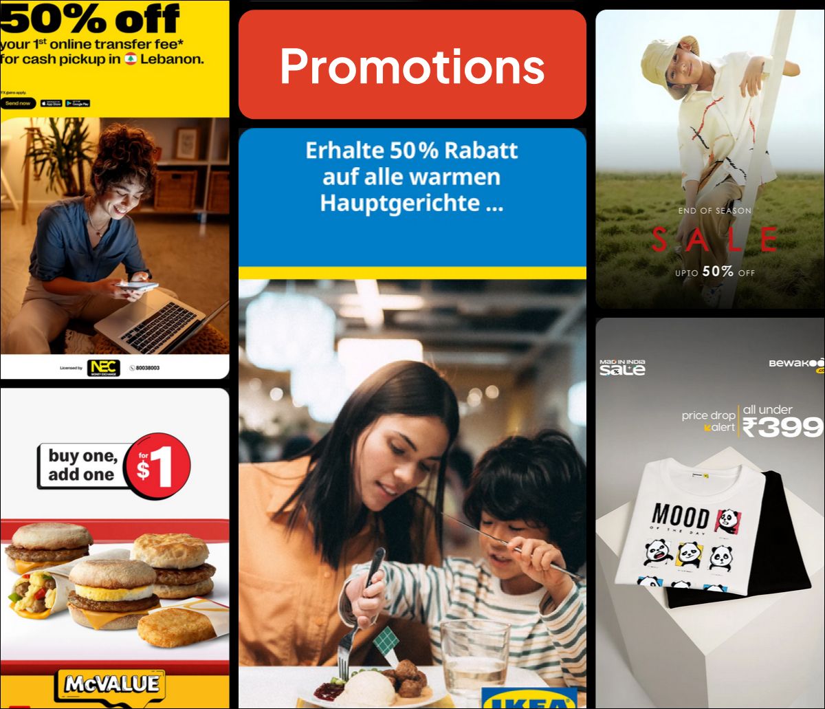 Promotions & Offers Content Bucket and its Examples