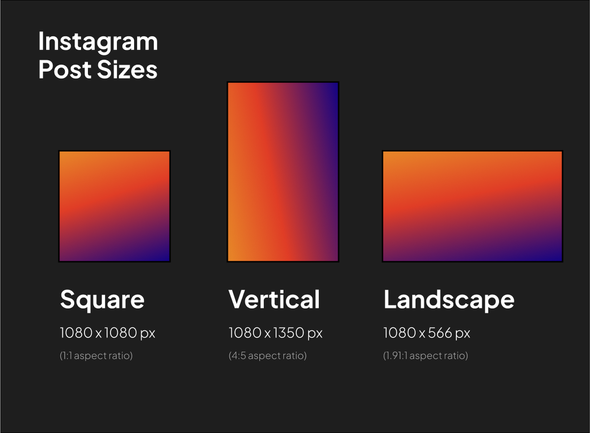 Instagram Post Sizes