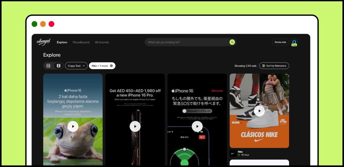 Ad Library | Vibemyad