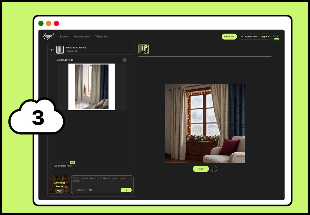 Step 3: Use custom instructions and click on generate button