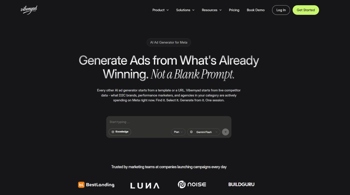 Generate Ads from What's Already Winning.