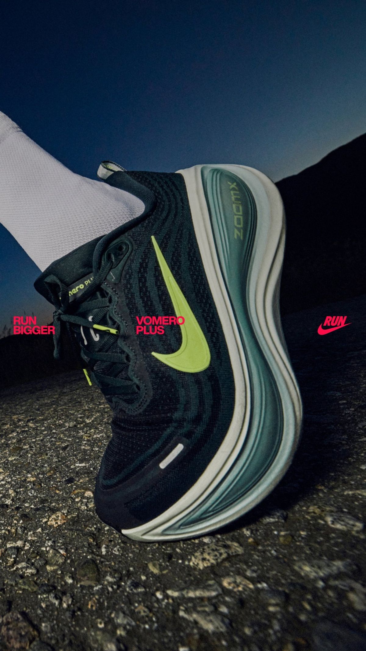 Nike running shoe close-up