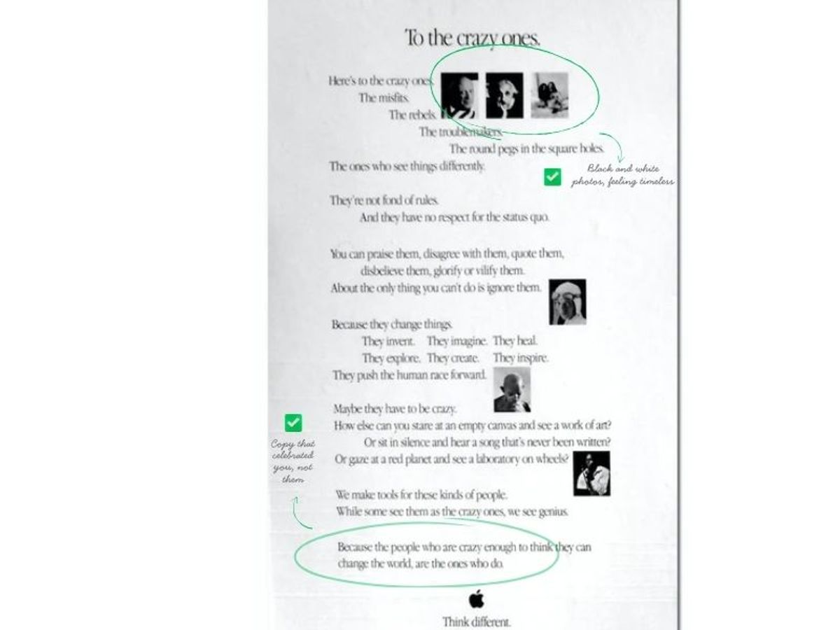 "Think Different" campaign by Apple