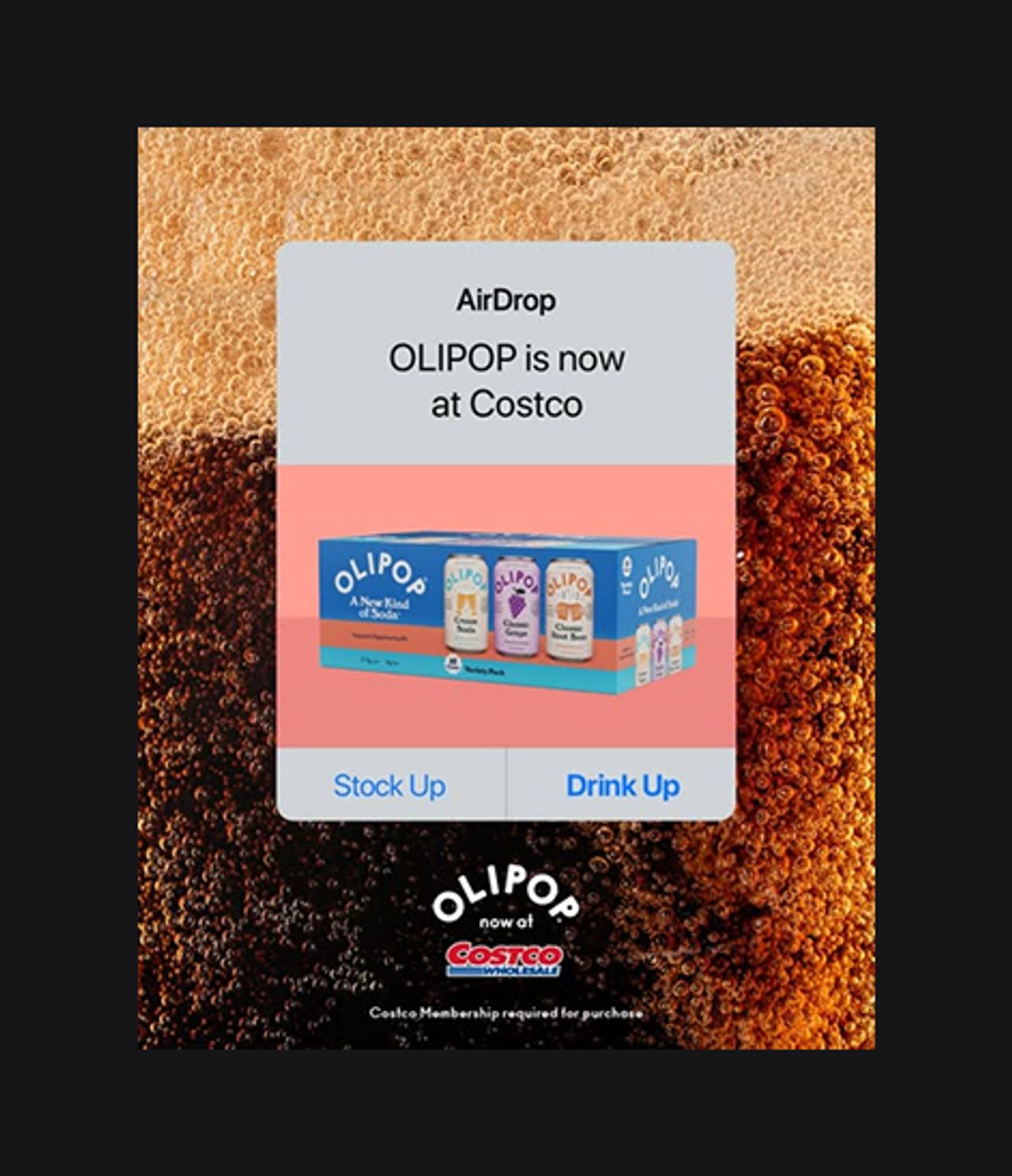OLIPOP — Costco Retail Launch Static