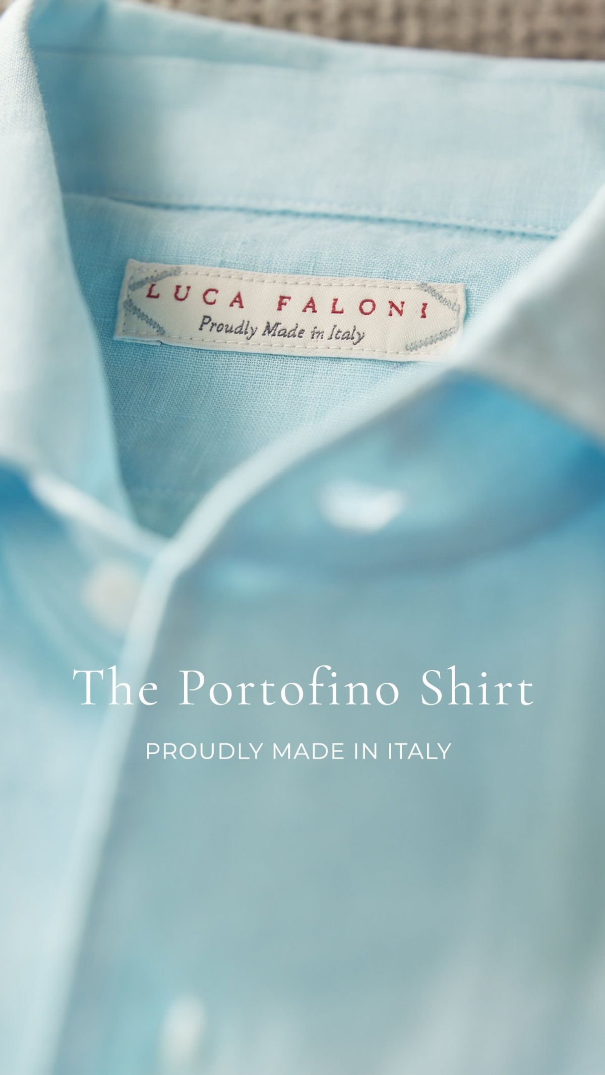 Luca Faloni Portofino Shirt collar detail