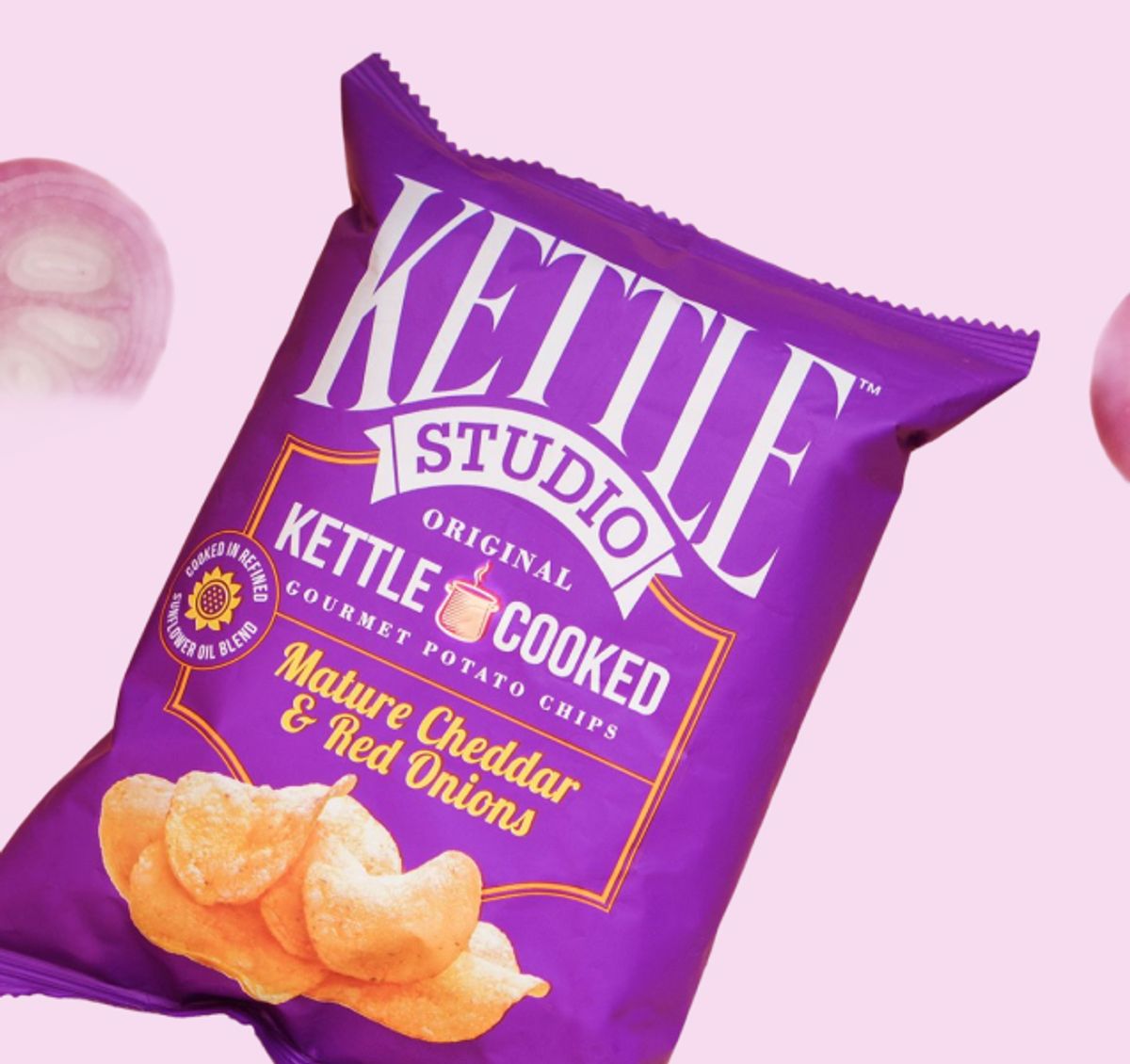 A pack of Kettle Studio Chips