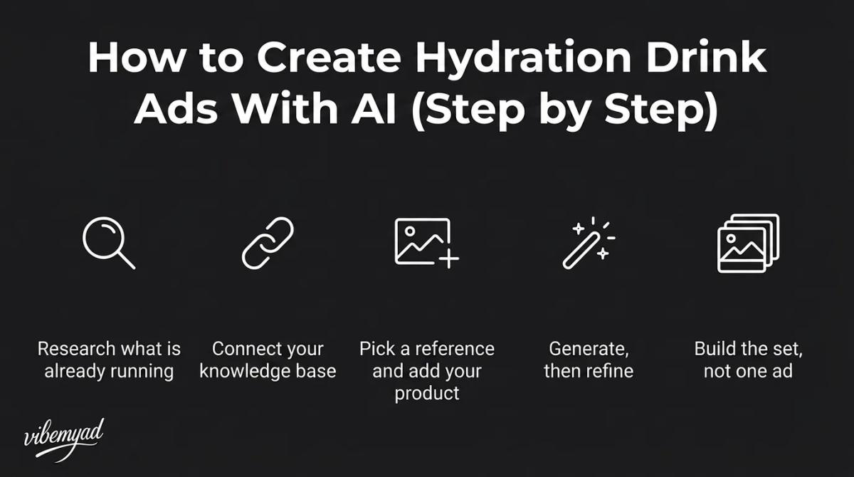 How to Create Hydration Drink Ads With AI (Step by Step)