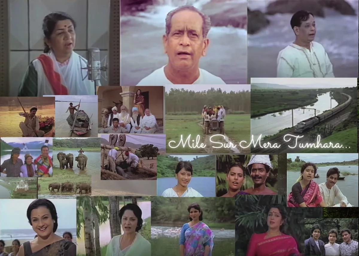 Mile Sur Mera Tumhara ad