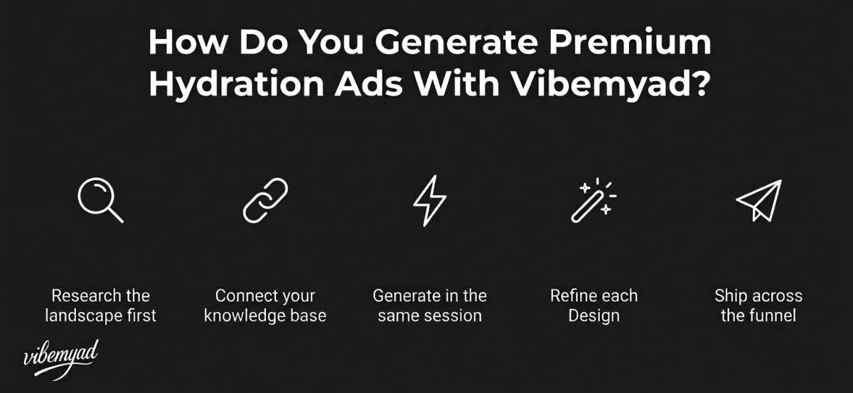 Generate Premium Hydration Ads With Vibemyad