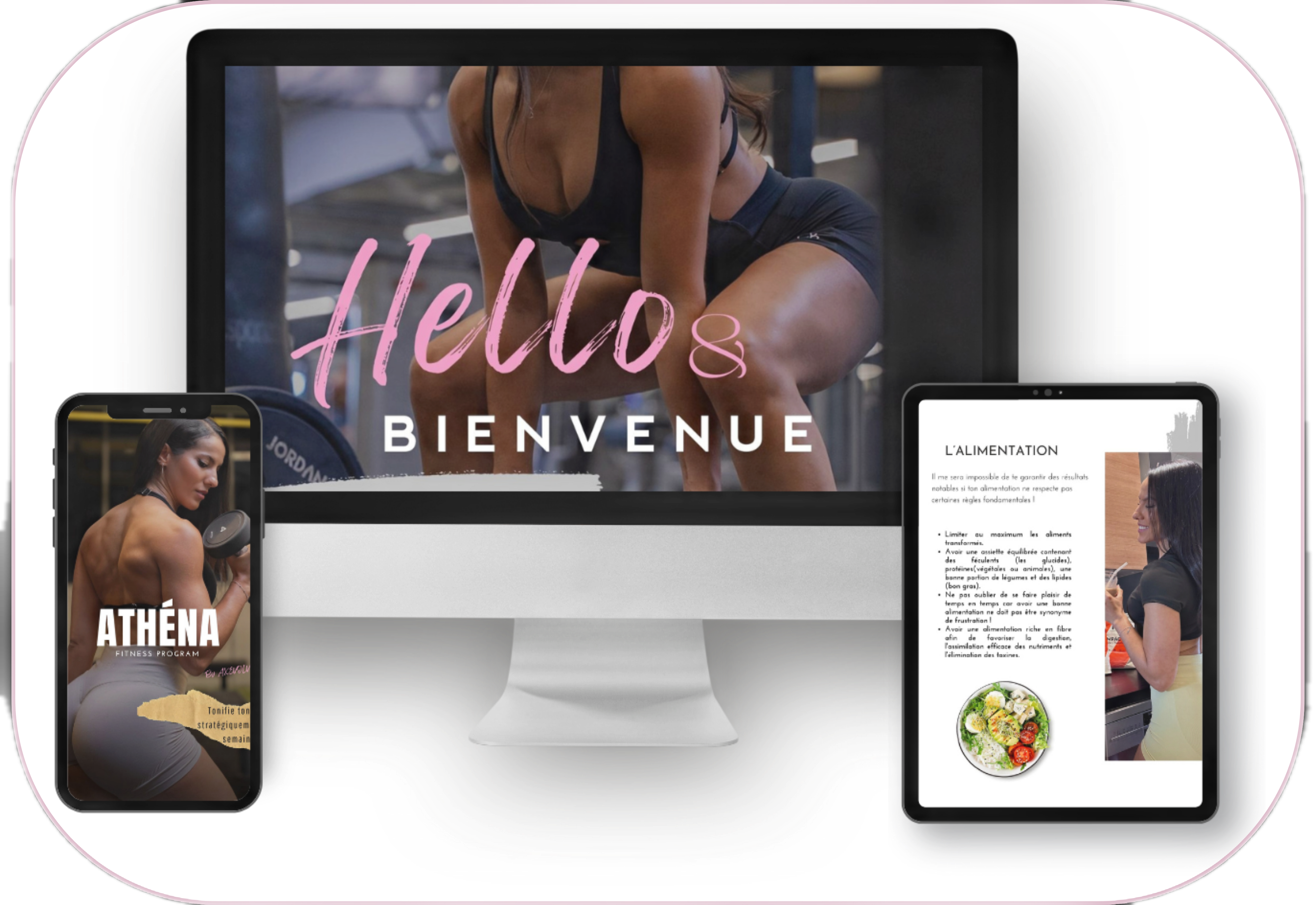Programme fitness femme ATHÉNA par Axevolv
