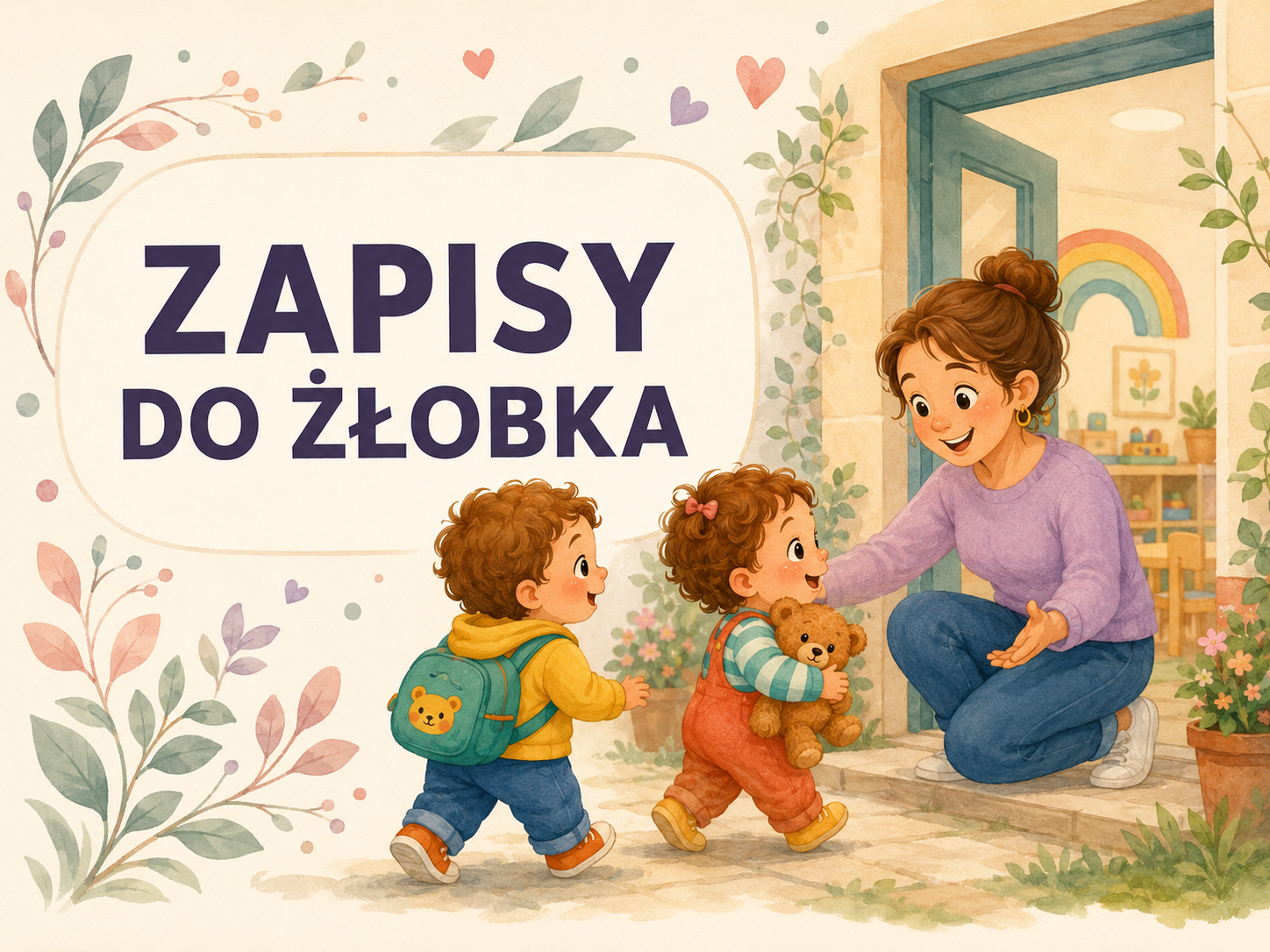 dzieciaczki z opiekunka