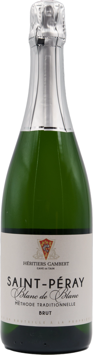 坦恩酒莊．聖佩雷白中白氣泡酒 酒瓶照片