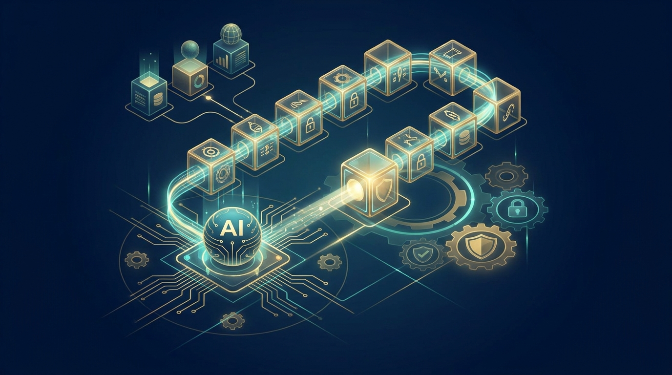 Governed AI layer creating an immutable per-answer audit trail