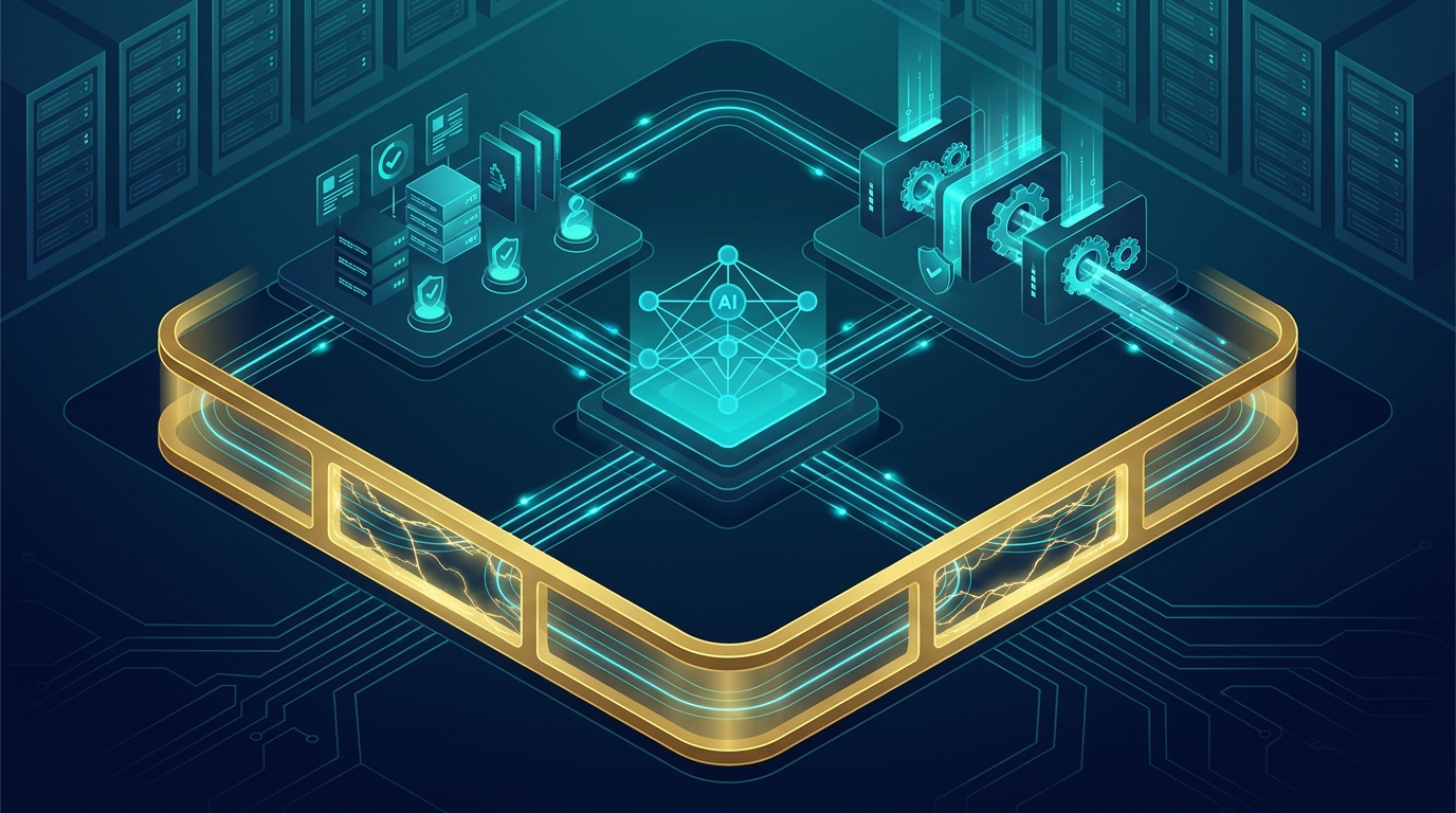 Governed AI architecture keeping prompts and answers inside one approved region