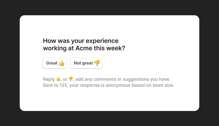 How to Write Your First Check-in Question