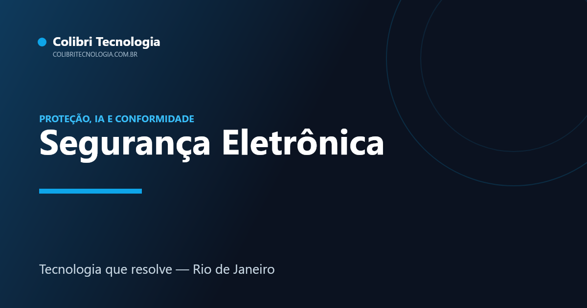 Câmera de segurança inteligente em ambiente corporativo