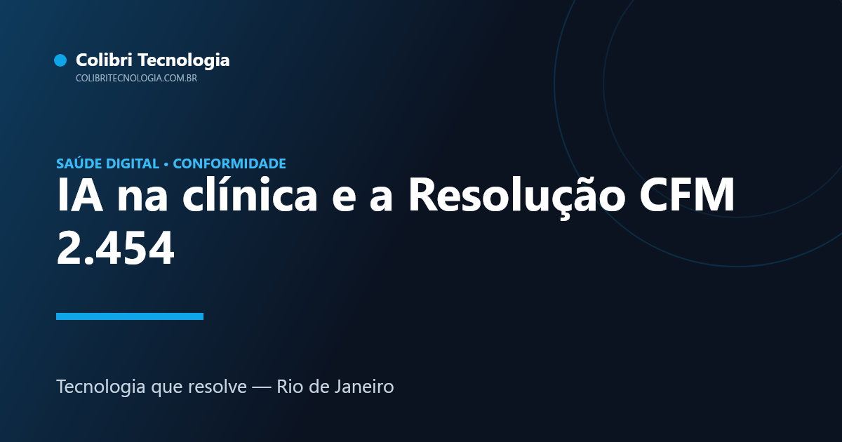 IA e conformidade em clínicas médicas