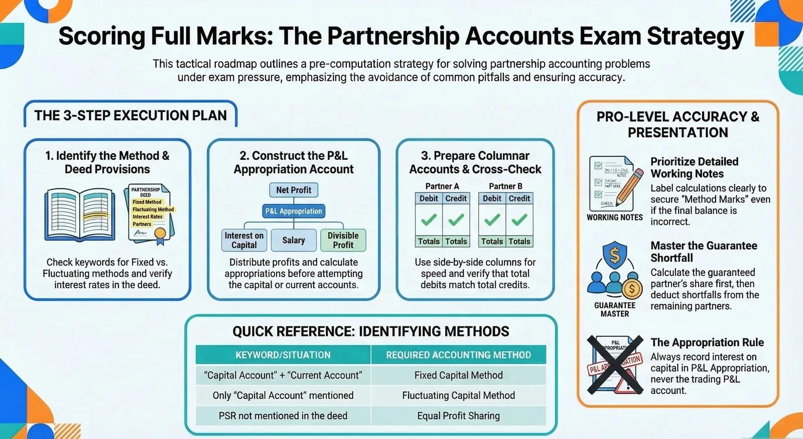 Interest on Capital & Drawings in Partnership: Formulas, Methods & Exam Traps — Class 12 Accountancy — Comprehensive visual summary and infographic