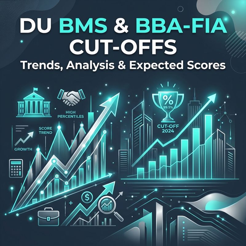 DU BMS, BBA-FIA & Business Economics Cut-off 2026 Cover