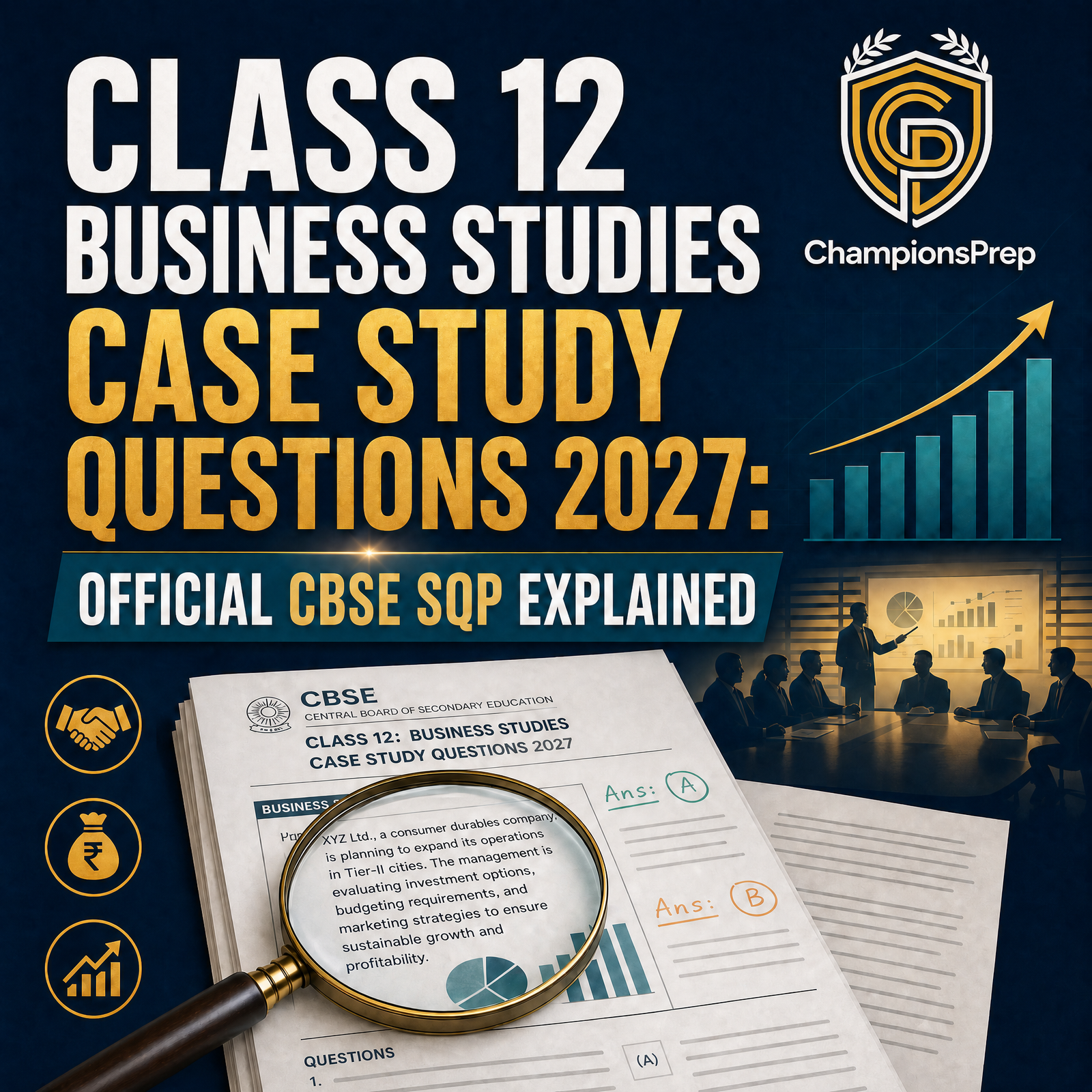 Class 12 Business Studies Case Study Questions 2027: Official CBSE SQP Explained — CBSE Class 12 Official Sample Paper
