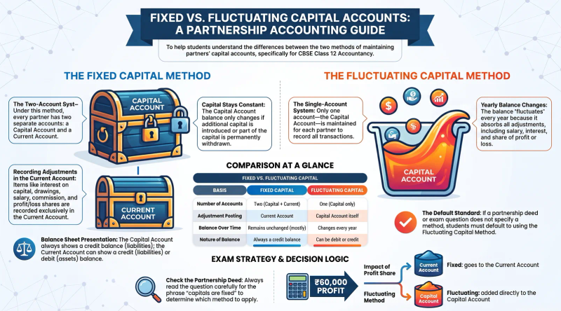 Fixed vs Fluctuating Capital Accounts: Difference, Format & Examples